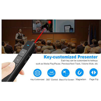 Slim black Presentation Clicker Corporate Gifts Singapore