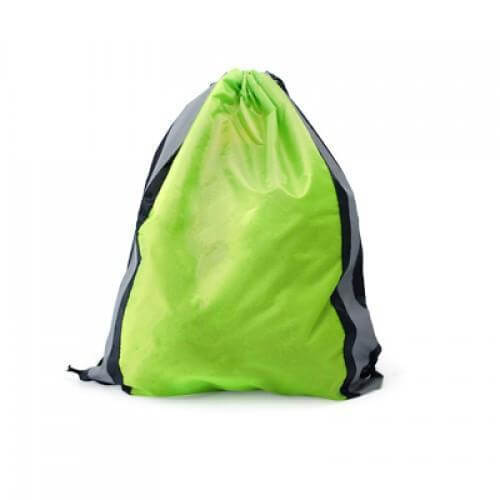 Drawstring Bag With Reflective Panel Corporate Gifts Singapore