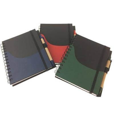 Eco-Friendly Notebook With Paper Pocket Corporate Gifts Singapore