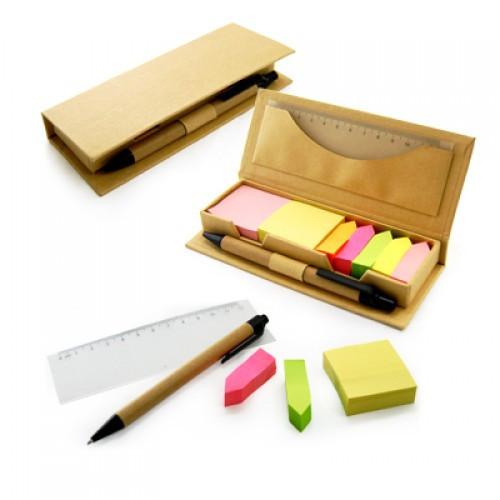 Eco Friendly Post-It Pad With Ruler And Pen Corporate Gifts Singapore