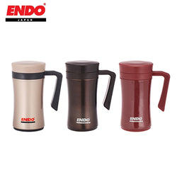 ENDO 450ML Double Stainless Steel Desk Mug Corporate Gifts Singapore