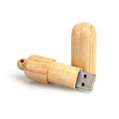 Wooden Cylinder USB Flash Drive Corporate Gifts Singapore
