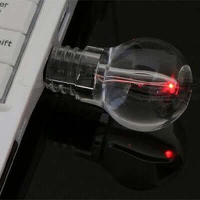 Mini Bulb-Shaped USB Flash Drive Corporate Gifts Singapore