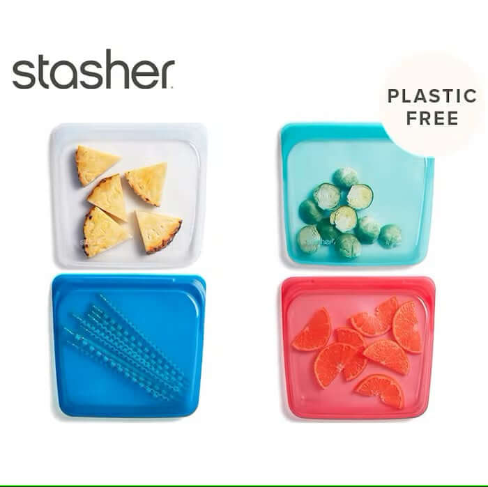 Stasher Sandwich Bag 828ml eco-friendly food storage solution, perfect for corporate gift.