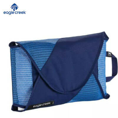 Eagle Creek Pack-It Reveal Garment Folder in blue, ideal for wrinkle-free travel, perfect corporate gift.
