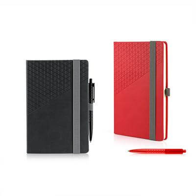 Geometric A5 Notebook and Pen Set Corporate Gifts Singapore