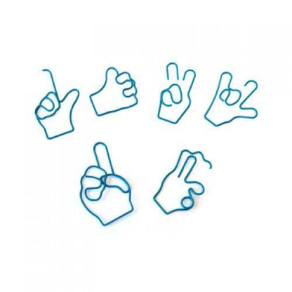 Gesture Shape Paper Clips Corporate Gifts Singapore