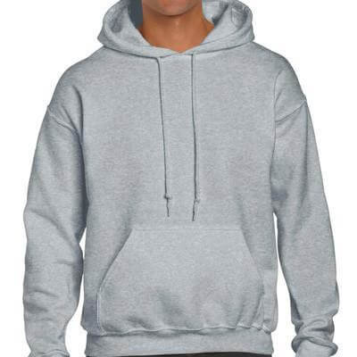 Gildan Adult Pull Over Hoodie in grey, perfect for corporate gift and casual wear.