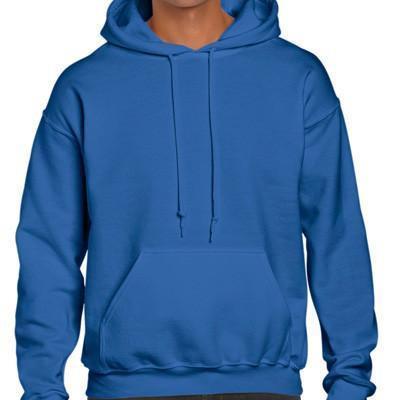 Gildan Adult Pull Over Hoodie in royal blue color, perfect corporate gift for casual wear.