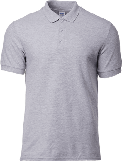 Gildan Premium Cotton Sport Polo in grey color, perfect for corporate gifts with comfort and style.