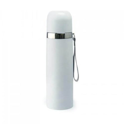 Goodity Thermos Flask in sleek white design, perfect for corporate gifts, ensuring beverages stay hot or cold.