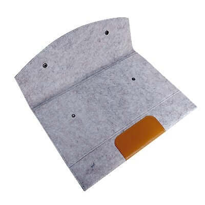 13'' Felt and PU Leather Ipad Tablet Sleeve Corporate Gifts Singapore