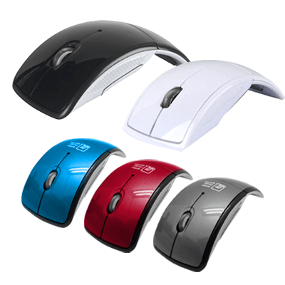 Foldable Wireless Arc OpticalMouse Corporate Gifts Singapore