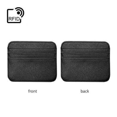 RFID Safe 6 Slot Extra Slim Leather Travel Wallet Corporate Gifts Singapore