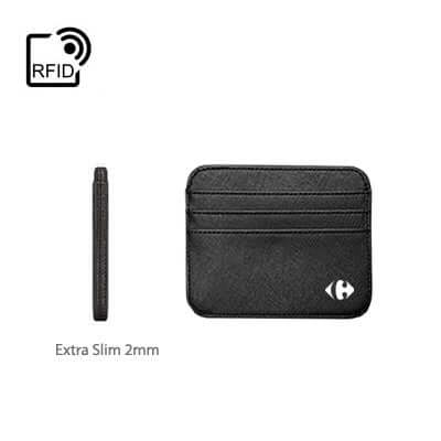 RFID Safe 6 Slot Extra Slim Leather Travel Wallet Corporate Gifts Singapore
