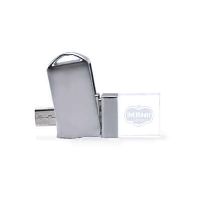 Mini Crystal OTG Swivel USB Flash Drive Corporate Gifts Singapore
