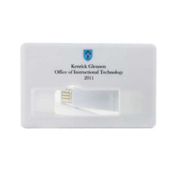 Slim Card Shape USB Flash Drive Corporate Gifts Singapore