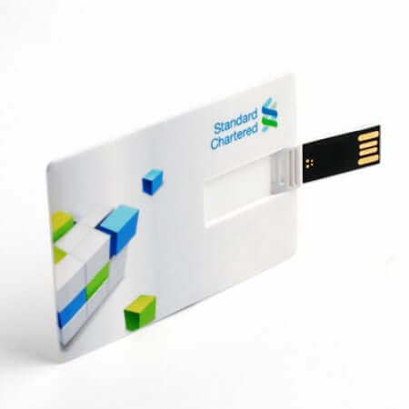Flip Card Shape USB Flash Drive Corporate Gifts Singapore