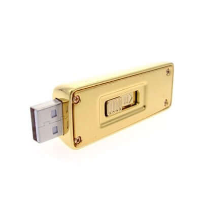 Novelty Gold Bar Bullion Shaped Premium Gold Bar USB Flash Drive Corporate Gifts Singapore