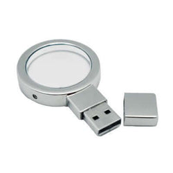 Crystal Round LED Light Up USB Drive Corporate Gifts Singapore