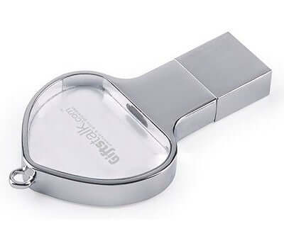 Crystal LED Light Up USB Flash Drive Corporate Gifts Singapore