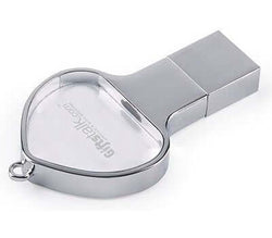 Crystal LED Light Up USB Flash Drive Corporate Gifts Singapore