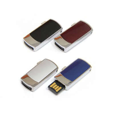 Mini Slide Out Metallic USB Flash Drive Corporate Gifts Singapore