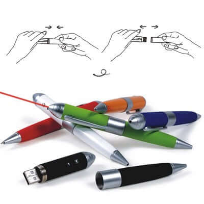 Pen USB Flash Drive with Laser Pointer Corporate Gifts Singapore
