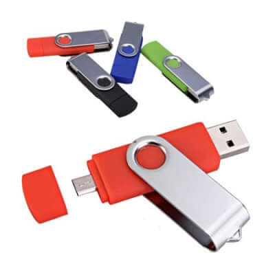 USB Drive with Micro USB for Smartphone Corporate Gifts Singapore