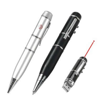 USB Flash Drive Pen with Laser Pointer & LED Corporate Gifts Singapore