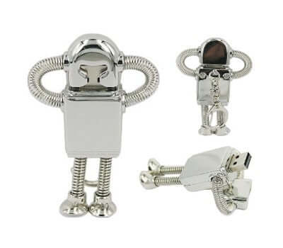 Retro Metal Robot USB Flash Drive Corporate Gifts Singapore