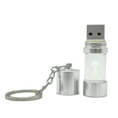 3D Rounded Crystal USB Flash Drive with Key Chain Corporate Gifts Singapore