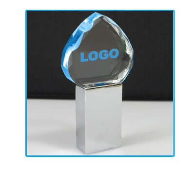 Heart Shaped Crystal USB Flash Drive Corporate Gifts Singapore