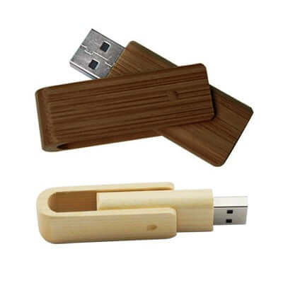 Bamboo Swivel USB Flash Drive Corporate Gifts Singapore