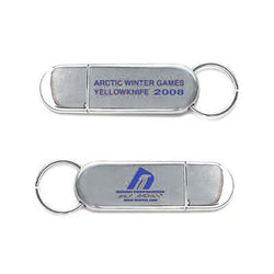 Metallic Shine USB Flash Drive with Key Ring Corporate Gifts Singapore