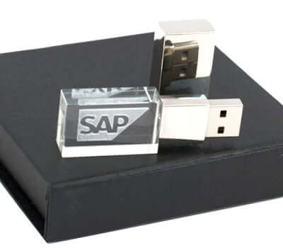 Elegant LED Crystal USB Drive Corporate Gifts Singapore