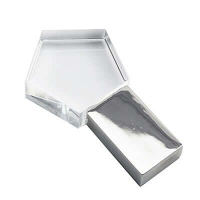 Pentagon Shaped Crystal USB Drive with LED Light Corporate Gifts Singapore