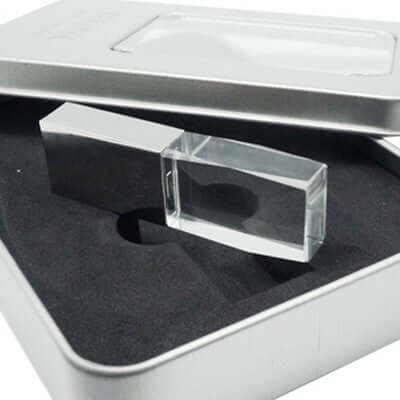 Premium Crystal USB Memory Drive with LED Light Corporate Gifts Singapore