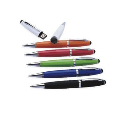 Promotional USB Flash Drive Ball Pen with Stylus Corporate Gifts Singapore