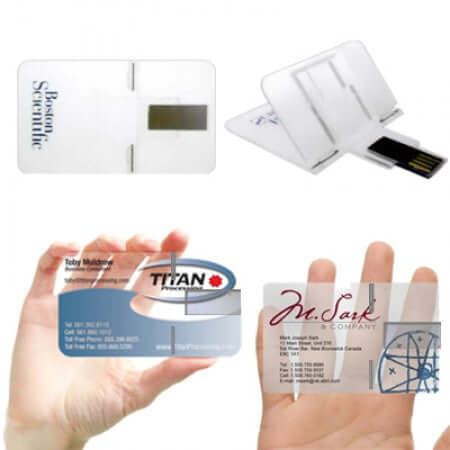 Transparent FoldCard USB Flash Drive Corporate Gifts Singapore