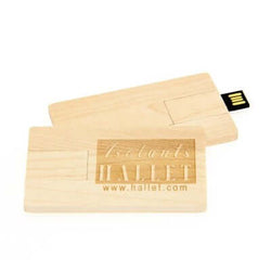 Wooden Card USB Flash Drive Corporate Gifts Singapore