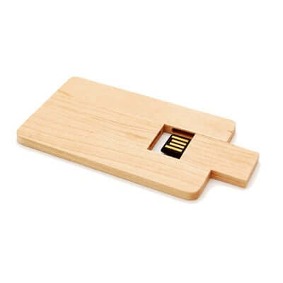 Wooden Card USB Flash Drive Corporate Gifts Singapore