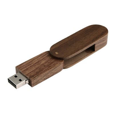 Swivel Wooden USB Flash Drive Corporate Gifts Singapore