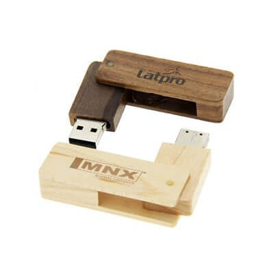 Wooden Rectangle USB Flash Drive Corporate Gifts Singapore