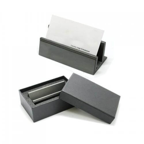 Gun Metal Name Card Holder Corporate Gifts Singapore