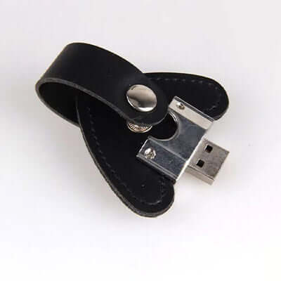 Heart-Shaped Leather Usb Flash Drive Corporate Gifts Singapore