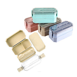 Eco Friendly 2-tier Lunchbox with Cutlery Set Corporate Gifts Singapore