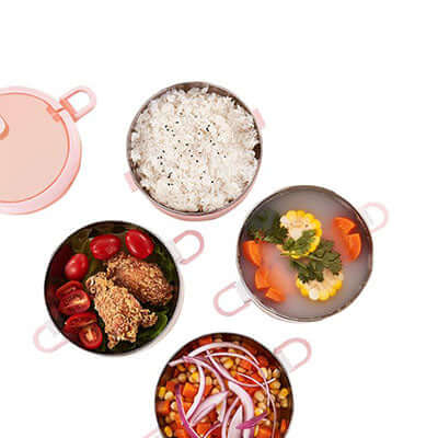 Circular Multi-layer Lunchbox Corporate Gifts Singapore