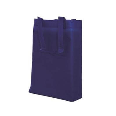 Non Woven Bag (25.4 x 8.9 x 34.3) in vibrant royal blue color, perfect for shopping and corporate gifts.
