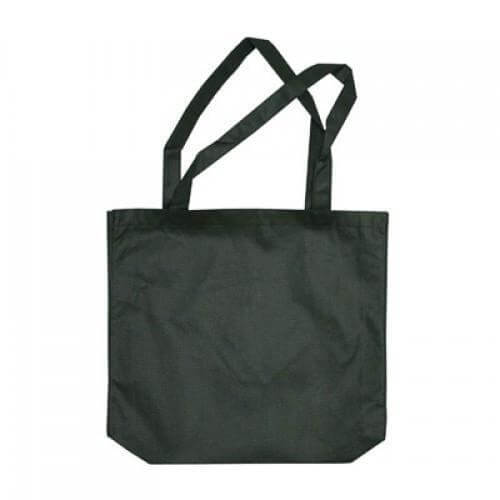 Non-Woven Bag (36x30x6) in black, durable eco-friendly option for carrying essentials.